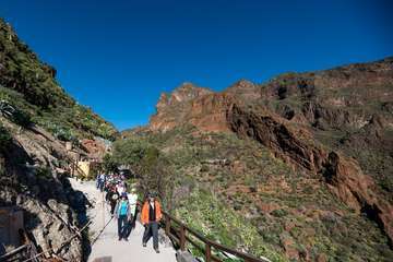 El Cabildo organiza recorridos por este monumento natural para dar a conocer su historia y sus riquezas (Foto TA)